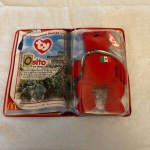Ty Beanie Babies McDonald’s Osito International Bears II 1999 Mexico Collectible